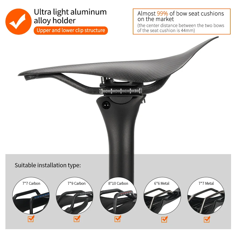TOSEEK C70 T800 Carbon Fibre Seatpost Bike Seat Post MTB Road Bicycle Seat Tube Parts 27.2/31.6*350/400mm Titanium Screws