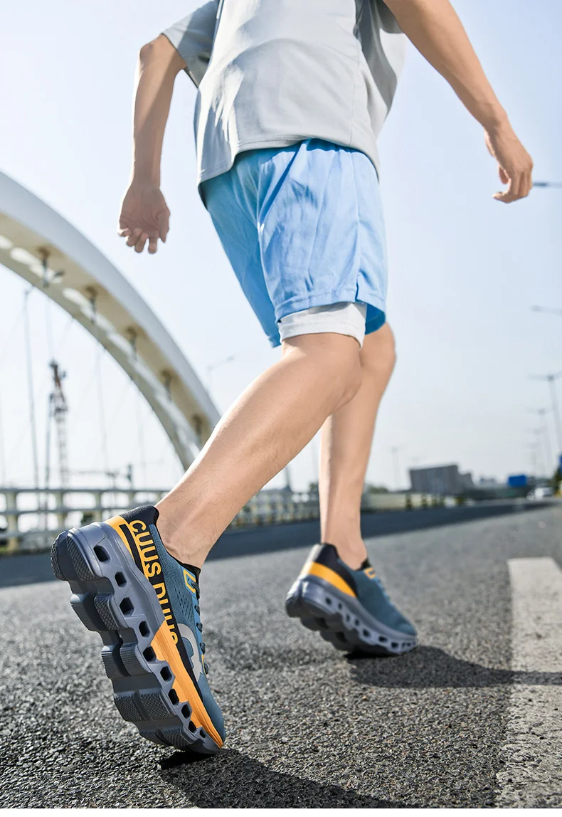 Men's Running Shoes Off-road Shoes Cushioning Jogging Non-Slip Breathable Mesh Luxury shoes Outdoor Couple Trainer Race Sneakers