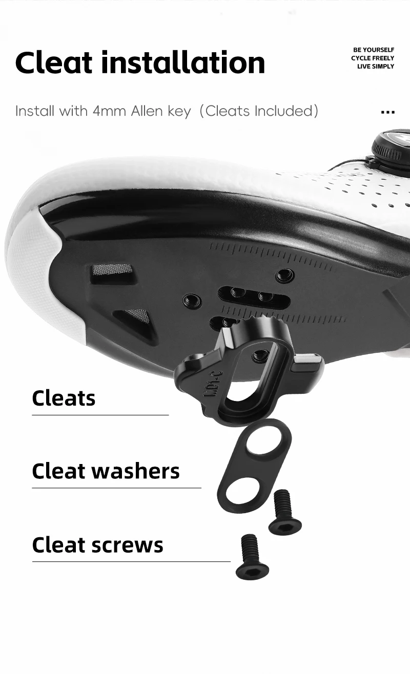 WEST BIKING 3 Bearing Bicycle Lock Pedal Waterproof Aluminum Alloy Clipless Bike Pedals SPD System Professional Cycling Pedal