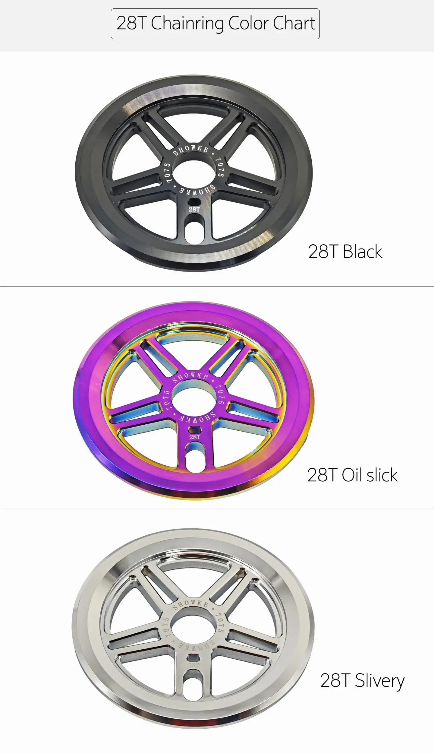 BMX Sprocket 1/2"*1/8" 25/28T Lightweight Aluminum Alloy 7075 CNC Bicycle Chainwheel Racing Performance Bike Chainring BMX Parts