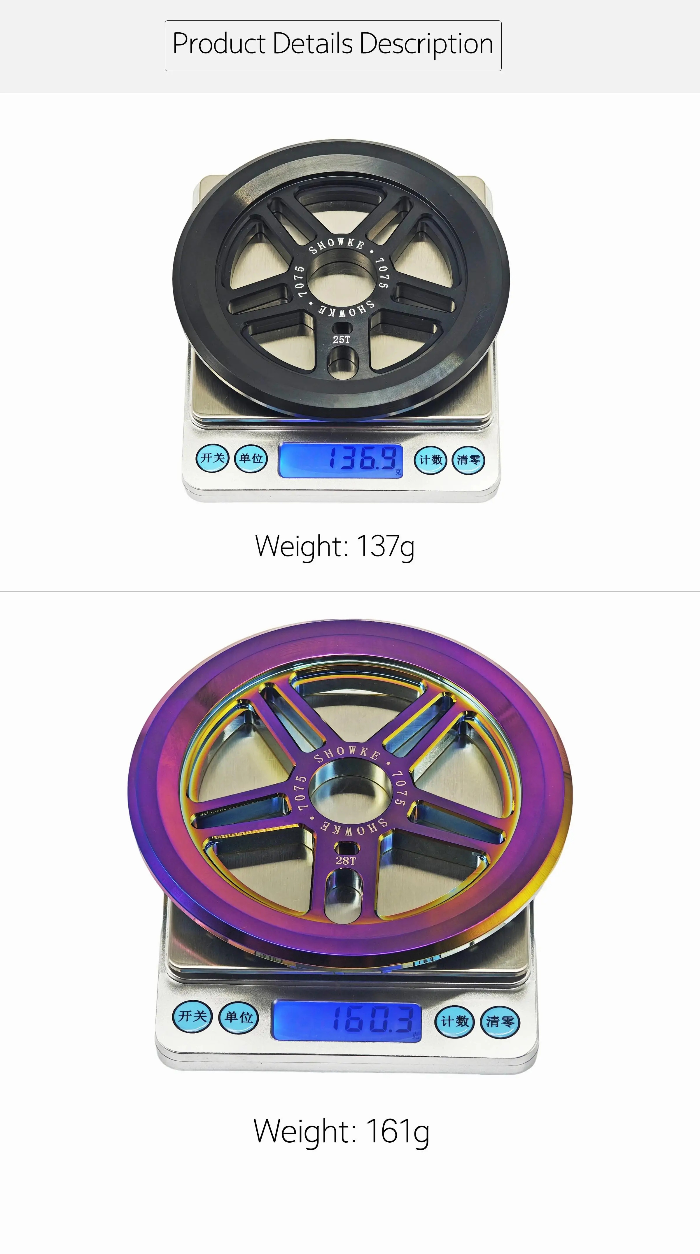 BMX Sprocket 1/2"*1/8" 25/28T Lightweight Aluminum Alloy 7075 CNC Bicycle Chainwheel Racing Performance Bike Chainring BMX Parts