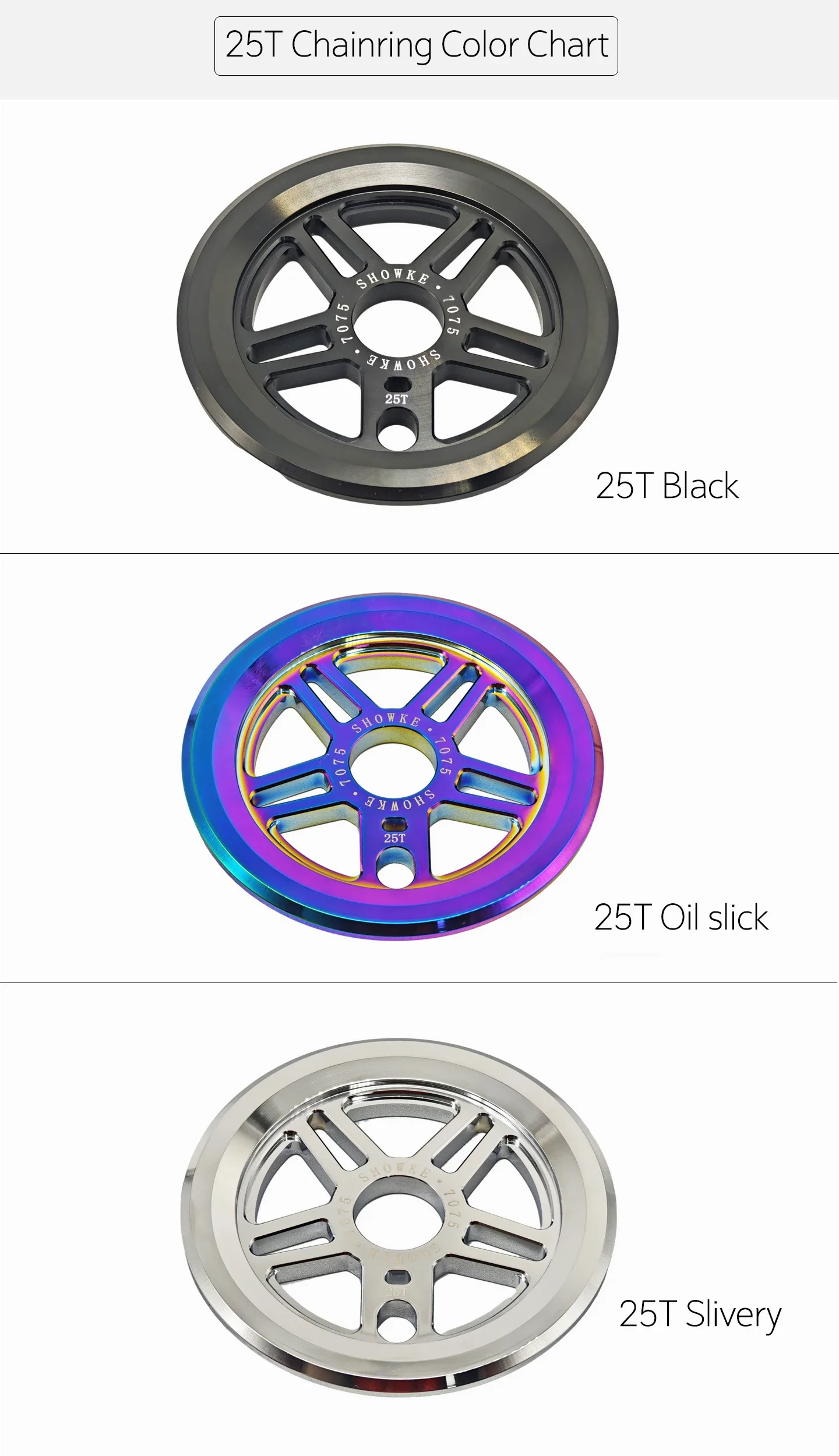 BMX Sprocket 1/2"*1/8" 25/28T Lightweight Aluminum Alloy 7075 CNC Bicycle Chainwheel Racing Performance Bike Chainring BMX Parts