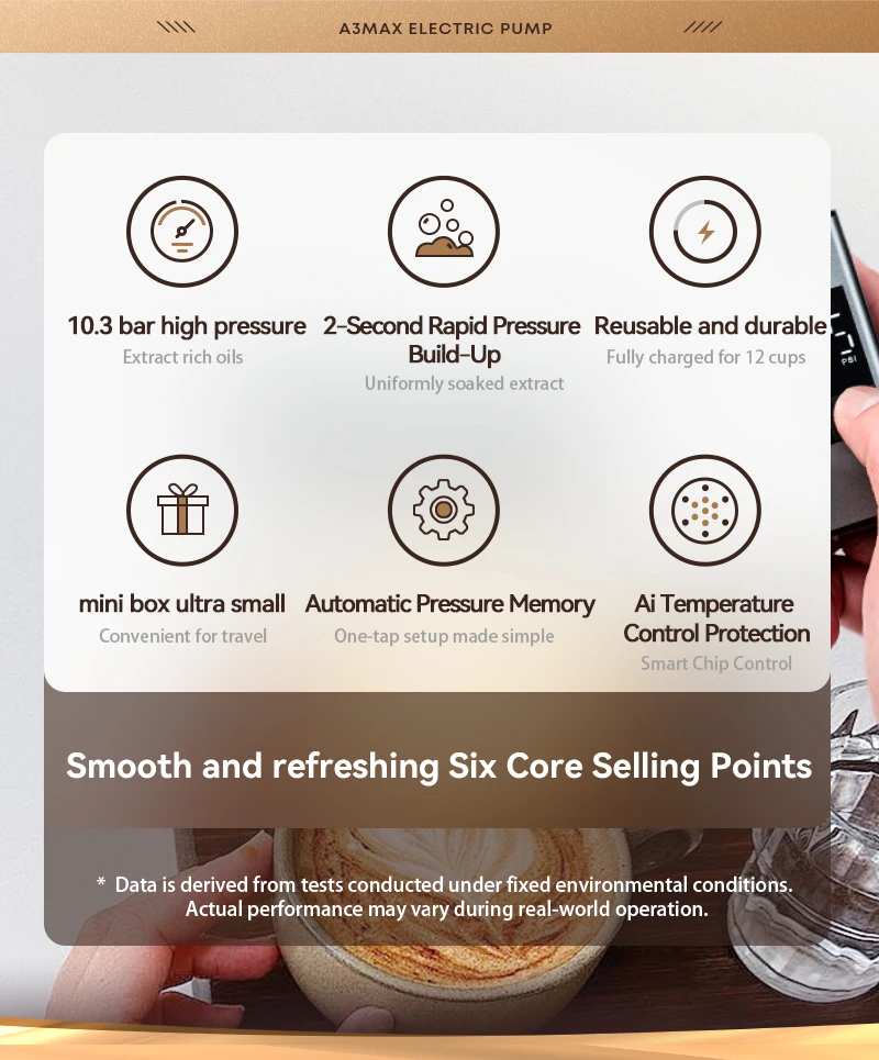 Manual Air-Pressure Espresso Machine Air Pump 10.3 Bar Coffee Essence Extraction Americano For Portable Manual Espresso Brewer