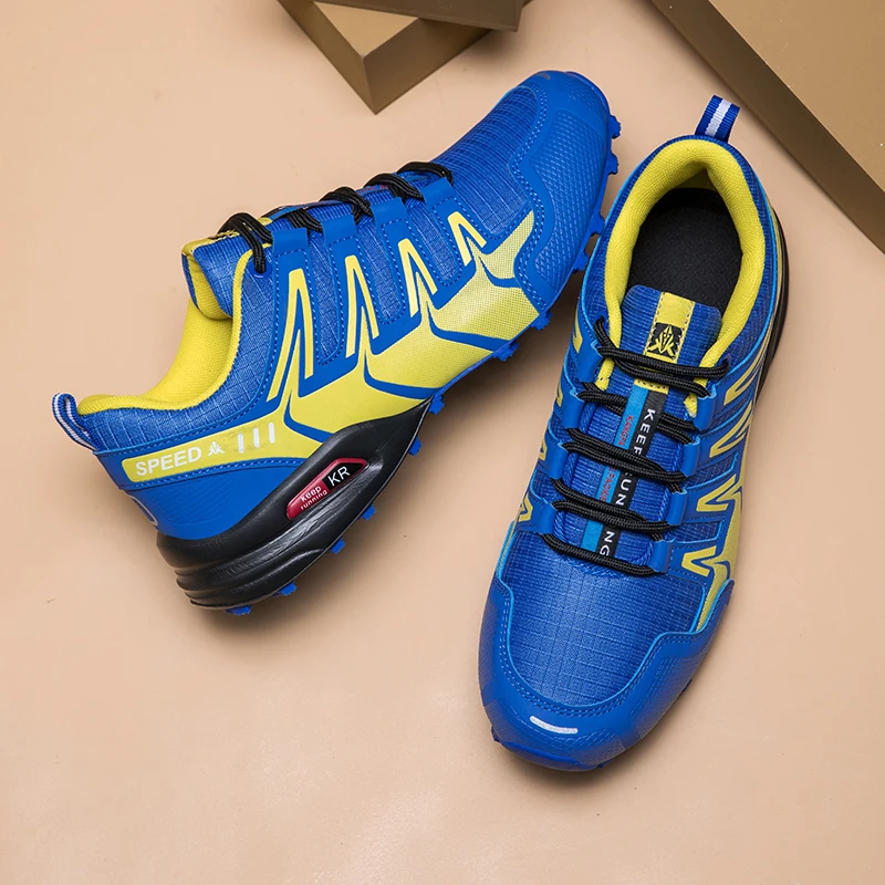 Men's Hiking Shoes All-terrain Outdoor Sports Shoes Breathable Wear-resistant Mesh Non-slip Hiking Shoes Outdoor Cycling Shoes