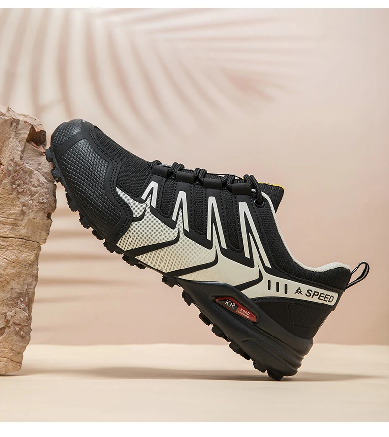 Men's Hiking Shoes All-terrain Outdoor Sports Shoes Breathable Wear-resistant Mesh Non-slip Hiking Shoes Outdoor Cycling Shoes