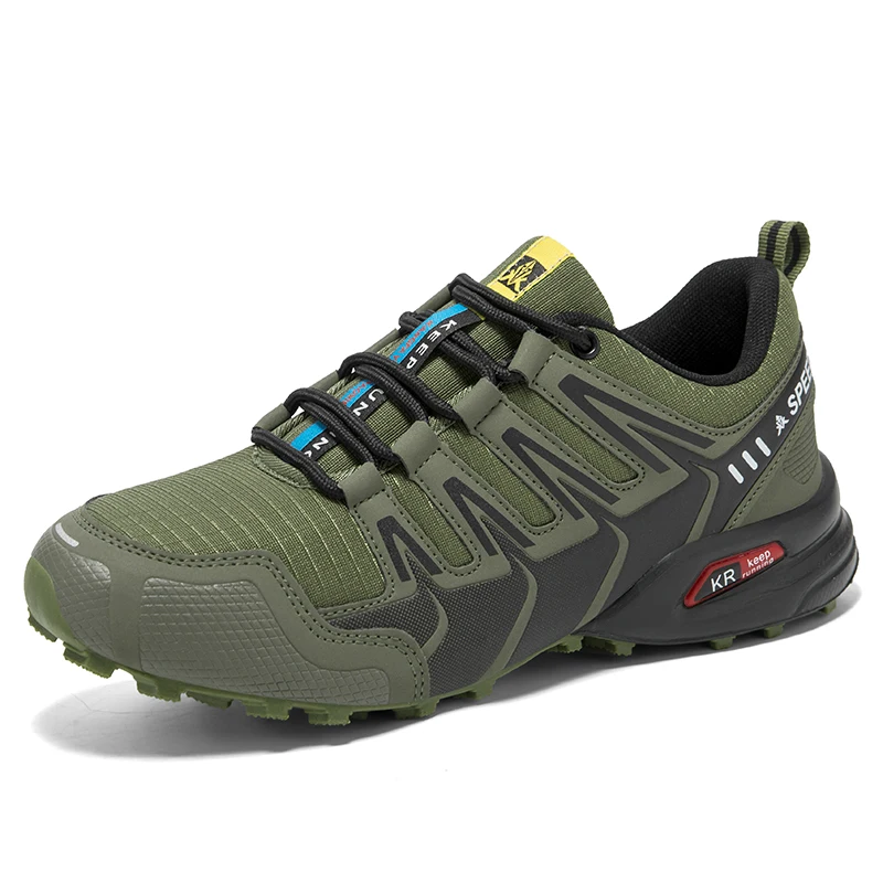 Men's Hiking Shoes All-terrain Outdoor Sports Shoes Breathable Wear-resistant Mesh Non-slip Hiking Shoes Outdoor Cycling Shoes