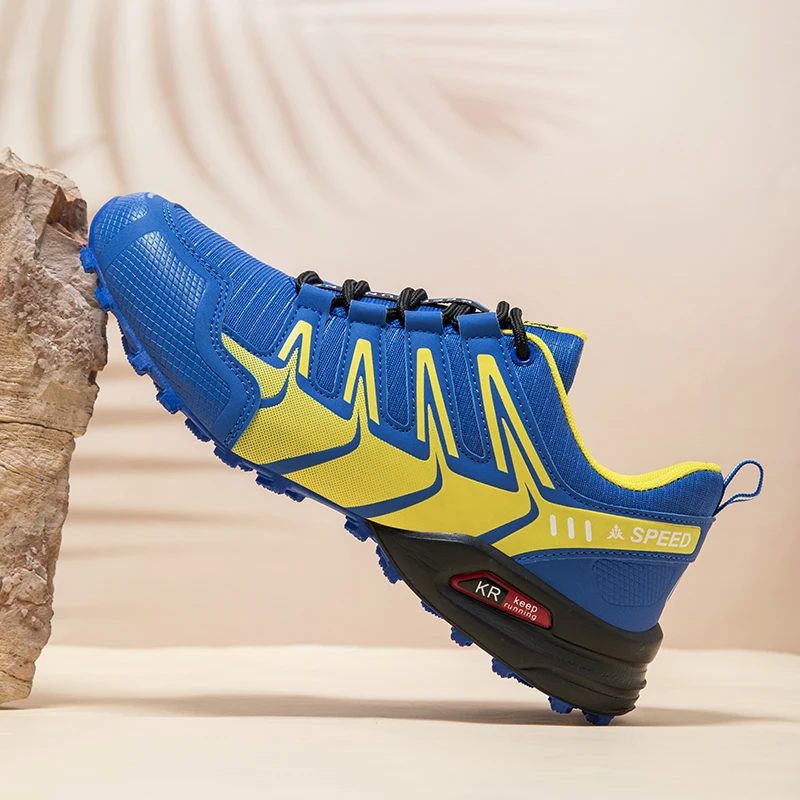 Men's Hiking Shoes All-terrain Outdoor Sports Shoes Breathable Wear-resistant Mesh Non-slip Hiking Shoes Outdoor Cycling Shoes