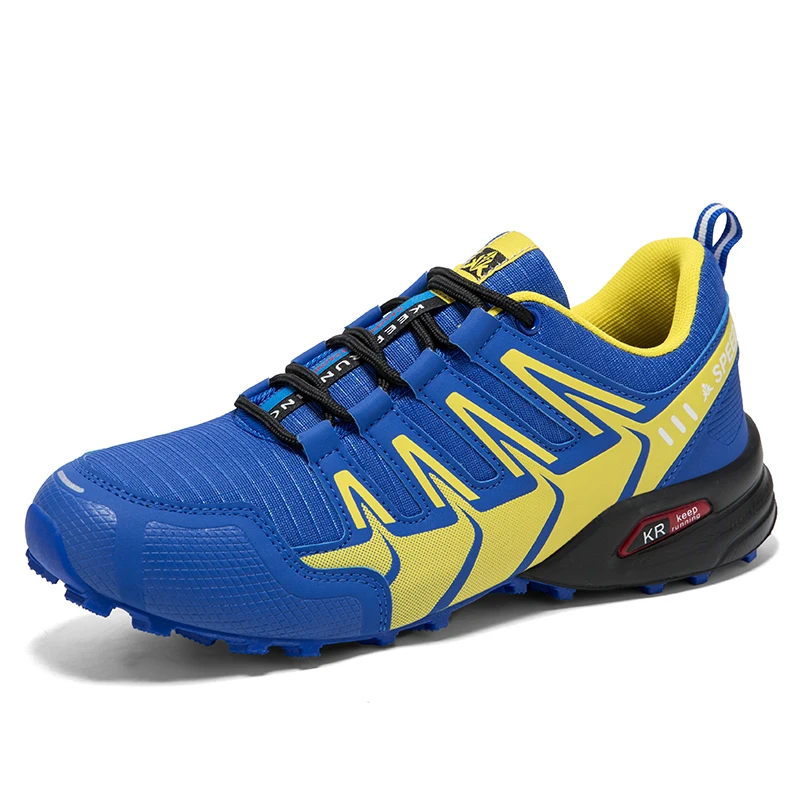 Men's Hiking Shoes All-terrain Outdoor Sports Shoes Breathable Wear-resistant Mesh Non-slip Hiking Shoes Outdoor Cycling Shoes