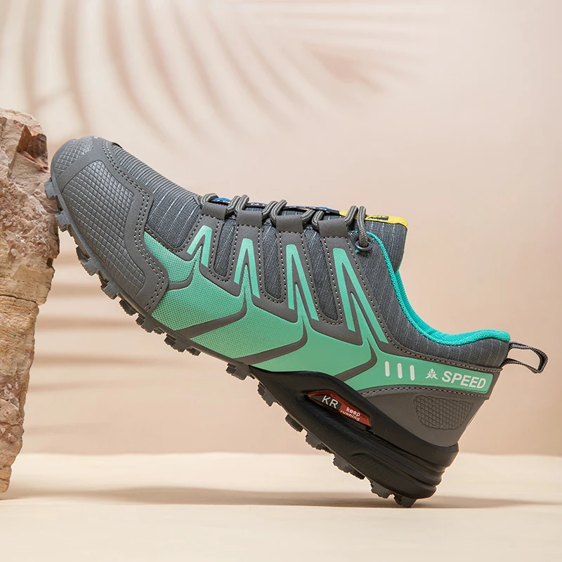 Men's Hiking Shoes All-terrain Outdoor Sports Shoes Breathable Wear-resistant Mesh Non-slip Hiking Shoes Outdoor Cycling Shoes