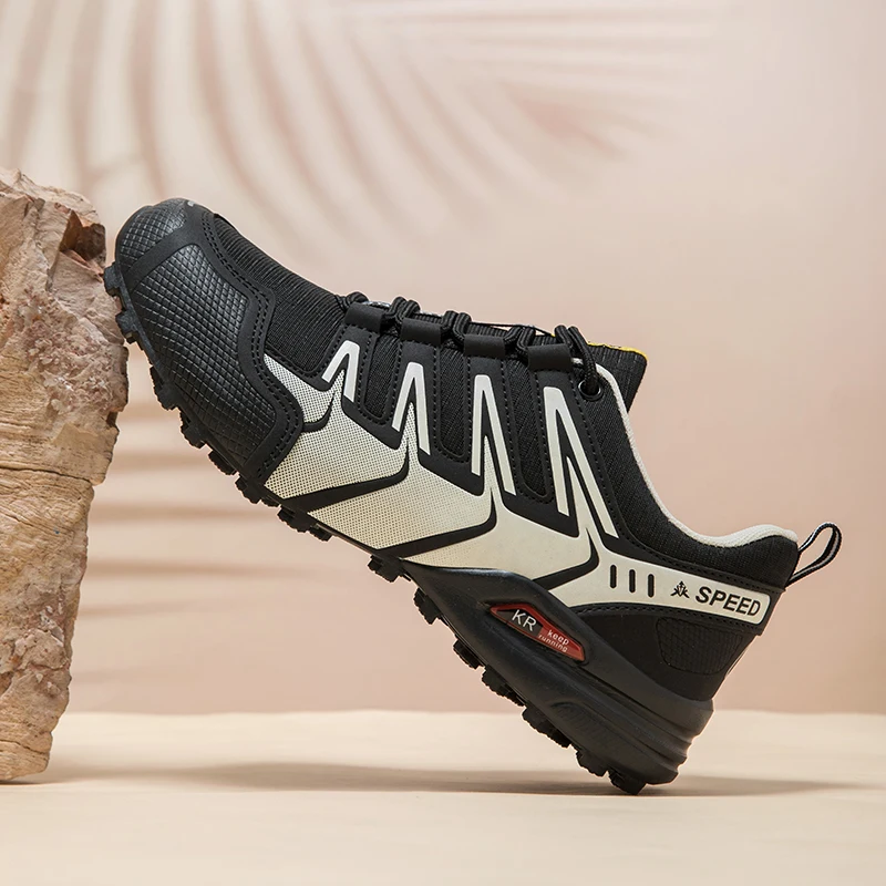 Men's Hiking Shoes All-terrain Outdoor Sports Shoes Breathable Wear-resistant Mesh Non-slip Hiking Shoes Outdoor Cycling Shoes