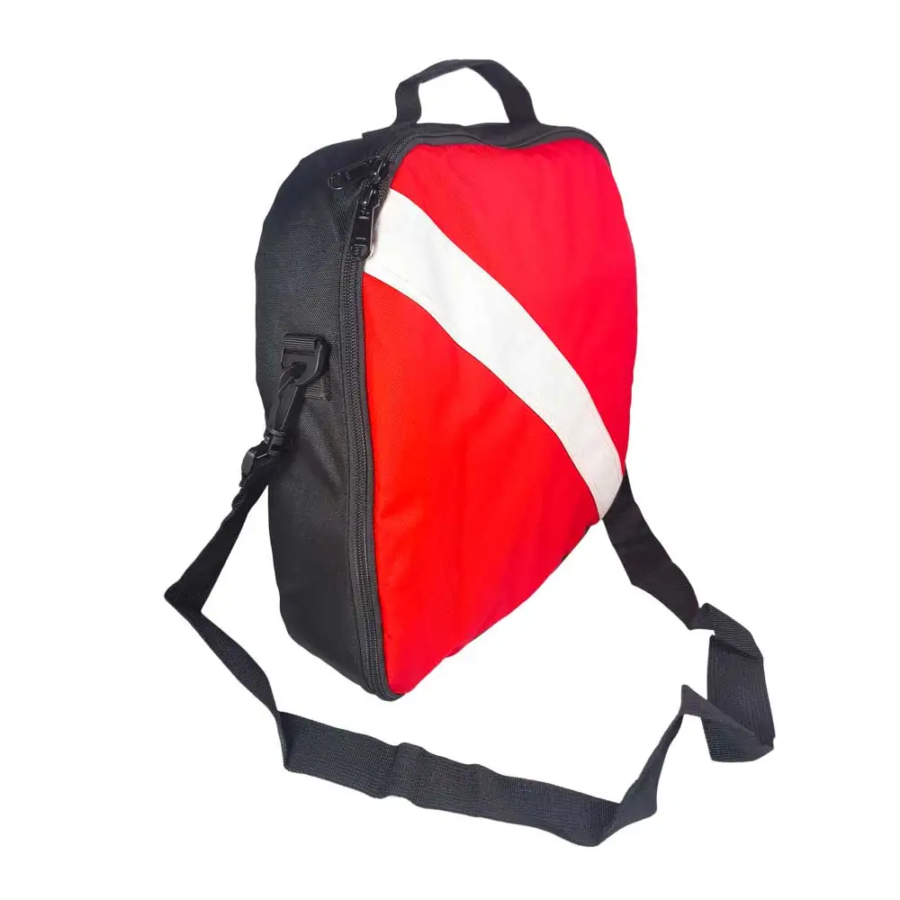 Scuba Diving Regulator Bag Square Flag Regulator Carry Cushioned Zipper Bag with Handle & Shoulder Strap Professional Diver Bag