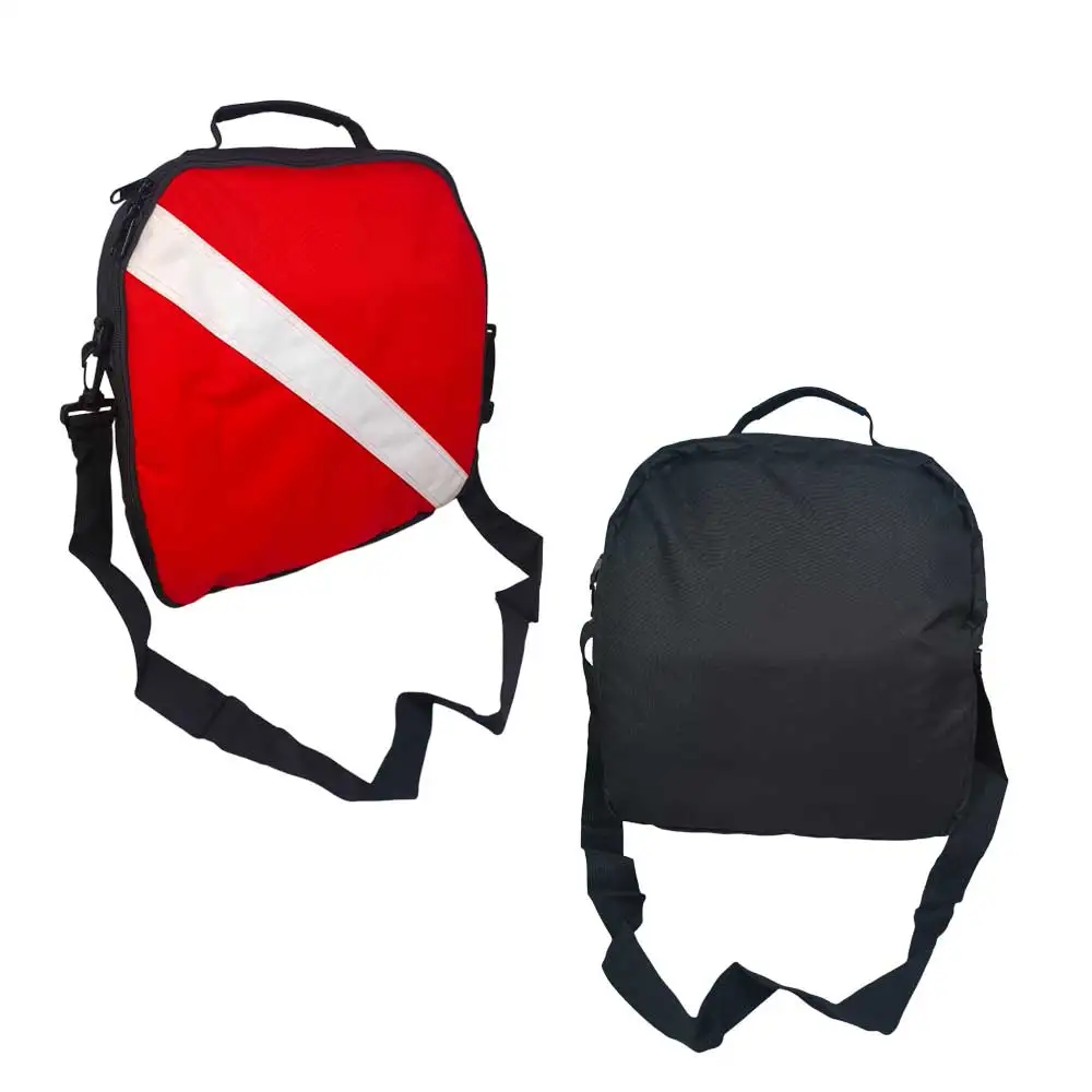 Scuba Diving Regulator Bag Square Flag Regulator Carry Cushioned Zipper Bag with Handle & Shoulder Strap Professional Diver Bag