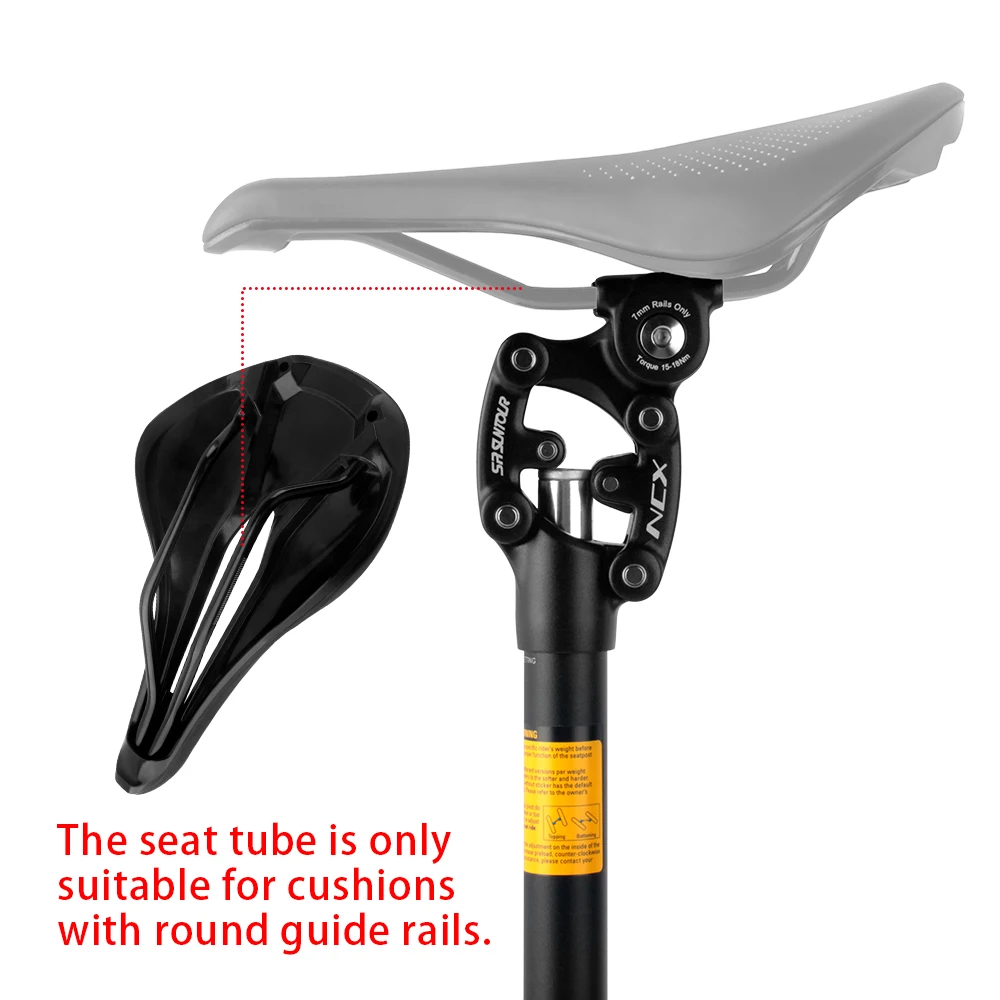 SR Suntour NCX MTB Seatpost 400mm Mountain Bicycle Damping Suspension Seat Post Dirty Bike Seat Tube 27.2 30.9 31.6mm Bike Parts