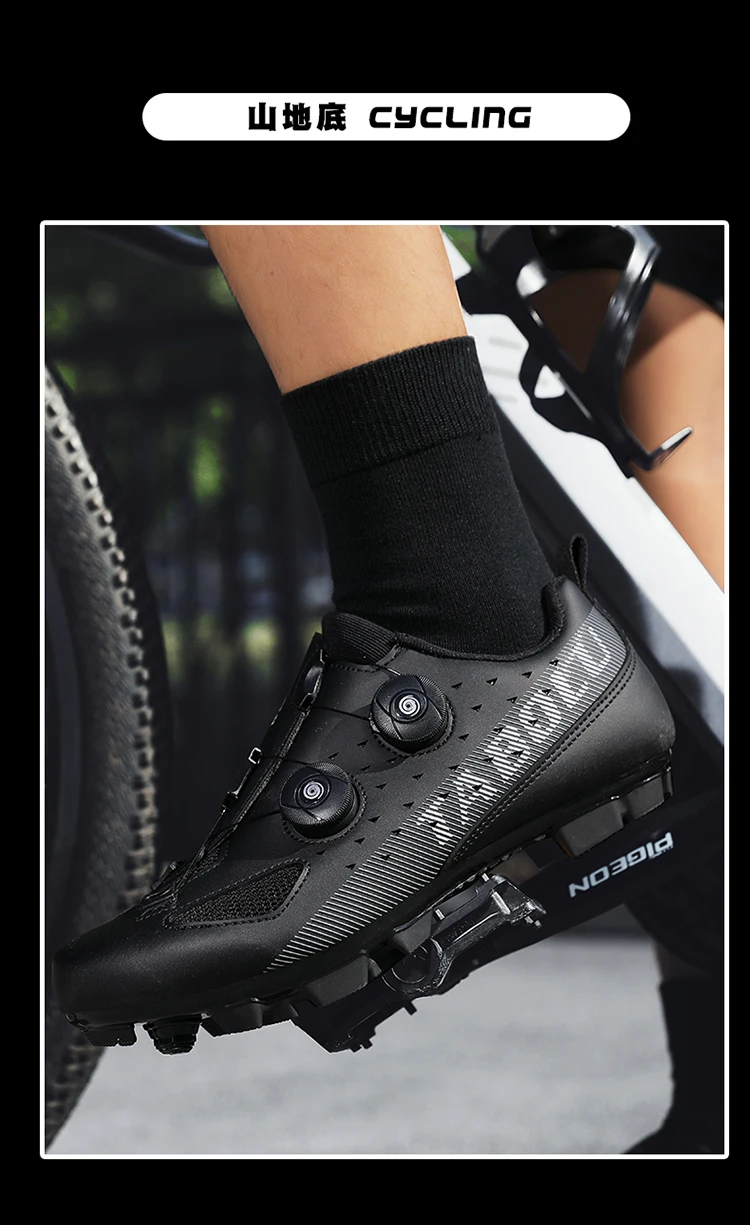 Cycling Flat MTB Shoes Mountain Sneakers Men Footwear Dirt Bike Racing Clit Bicycle Woman Road Spd Speed Cleat Biking