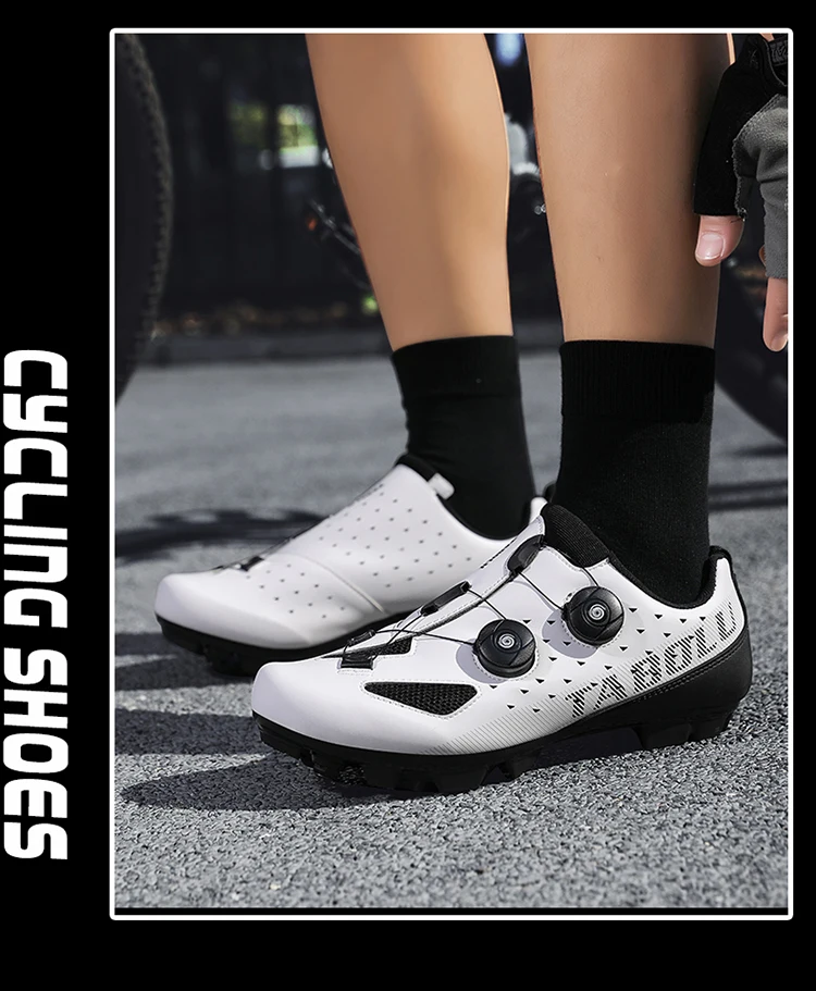 Cycling Flat MTB Shoes Mountain Sneakers Men Footwear Dirt Bike Racing Clit Bicycle Woman Road Spd Speed Cleat Biking