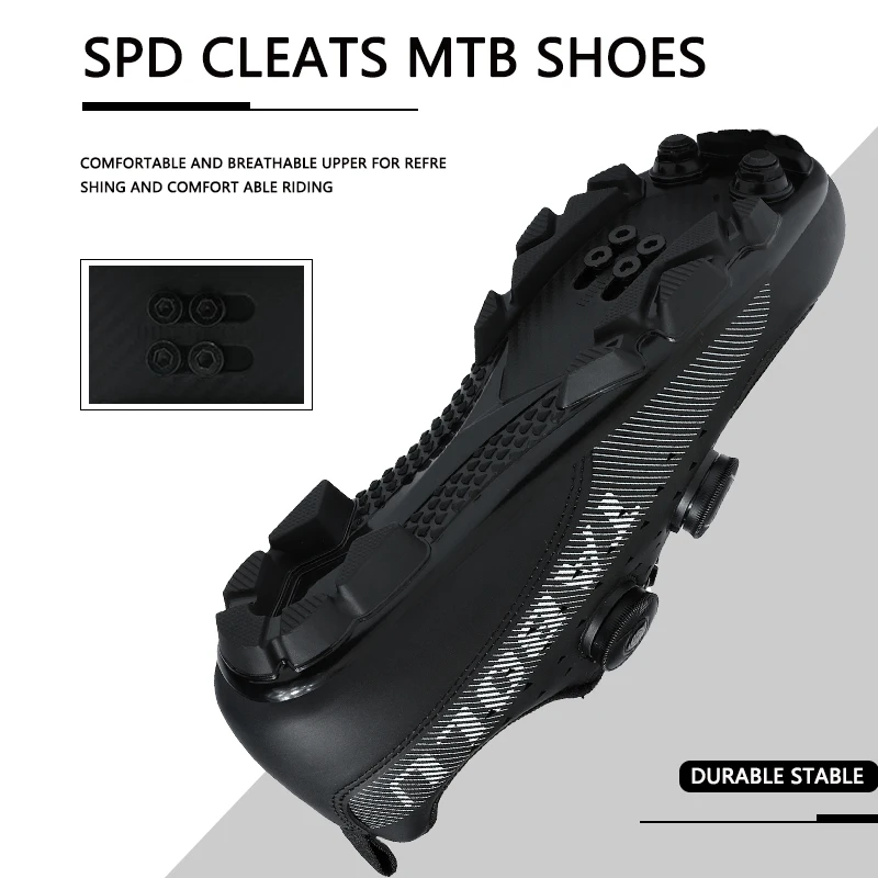 Cycling Flat MTB Shoes Mountain Sneakers Men Footwear Dirt Bike Racing Clit Bicycle Woman Road Spd Speed Cleat Biking