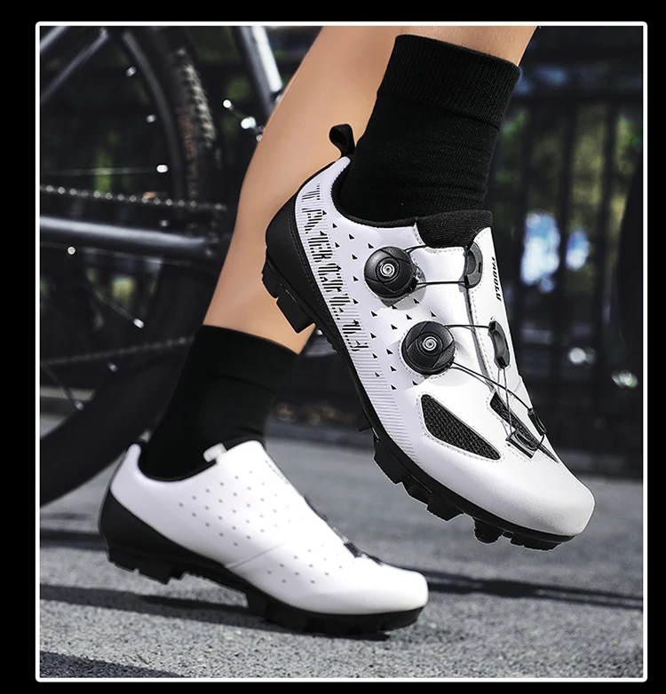 Cycling Flat MTB Shoes Mountain Sneakers Men Footwear Dirt Bike Racing Clit Bicycle Woman Road Spd Speed Cleat Biking