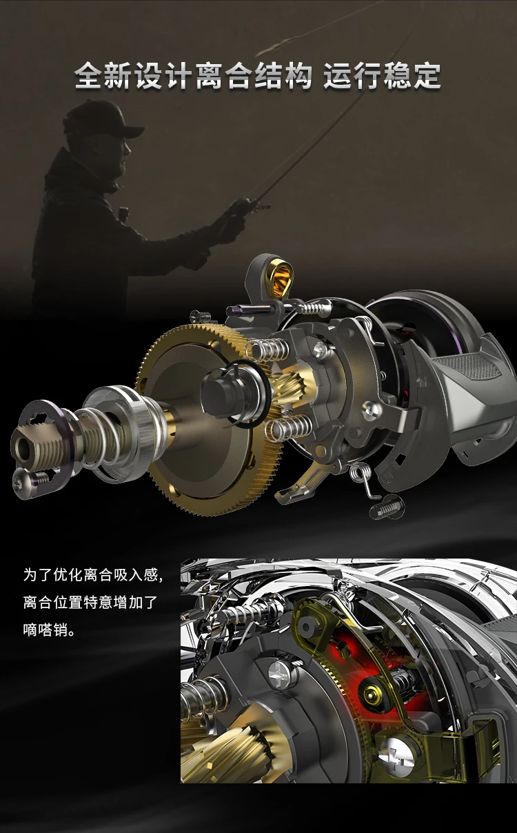 HAIBO 2026 ARISE ELITE Casting Reel 153g 7.2:1/8.3:1 STS AMC+ 2.0 Gear System LFC 4.3g Ultralight Spool Fishing Reel