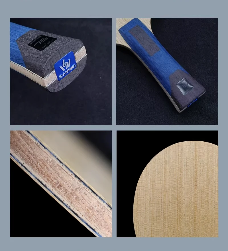 Original SANWEI 75 Series Table Tennis Blade 5 Wood + 2 Fiber Racket 5+2 Ping Pong Paddles Pingpong Bat