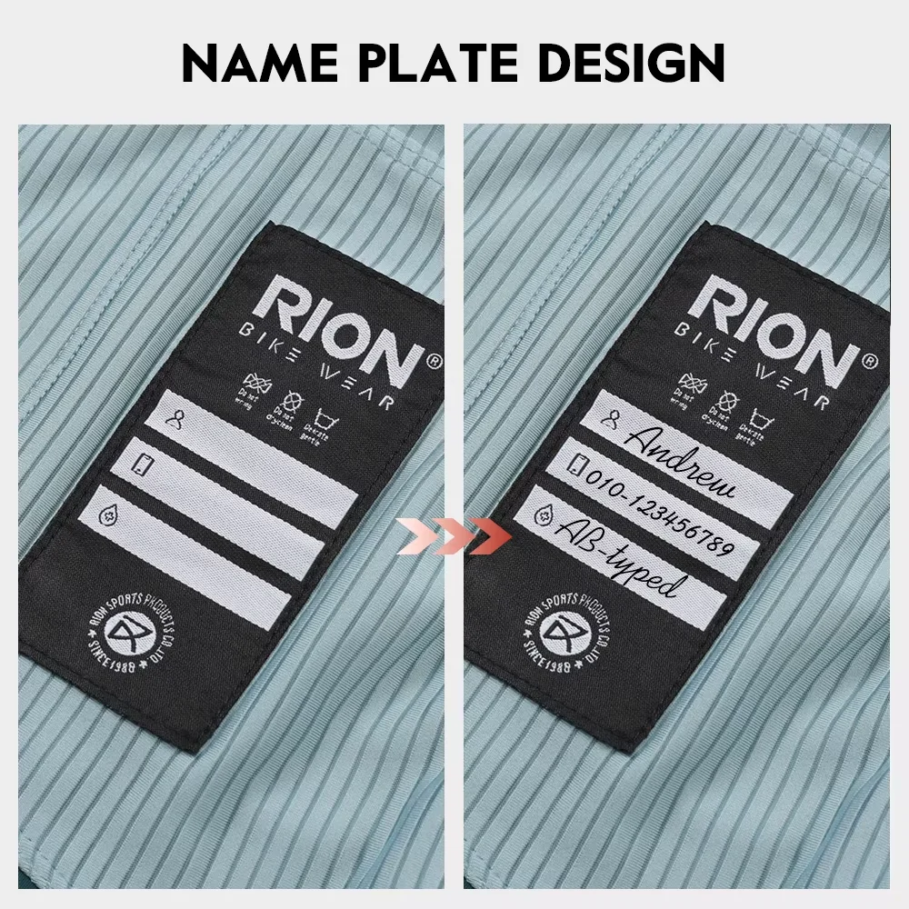 RION Men's Cycling Bib Shorts Mountain Bike MTB Padded Tights Bicycle Clothes Riding Bibs Dolomiti 8H Long Distance Breathable