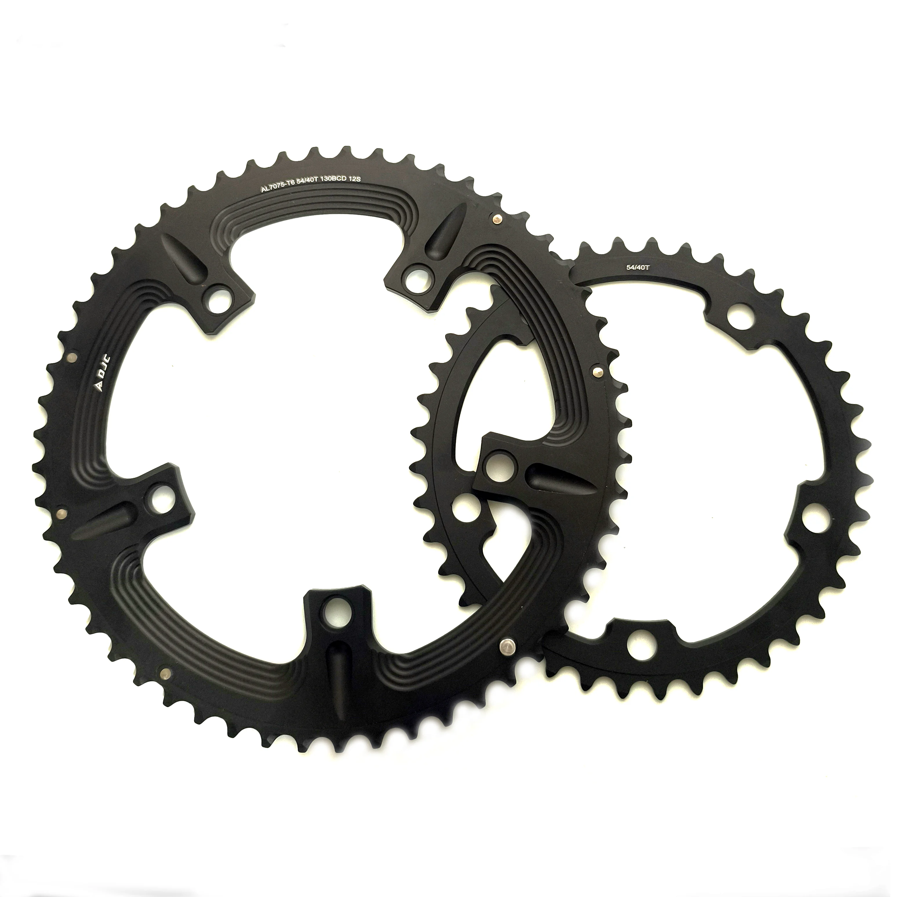 GOLDIX 130BCD 5 Bolt Double Chainrings Road Bike Sprocket 53-39T 54-40T 56-42T for 130 BCD Crank Chainwheel