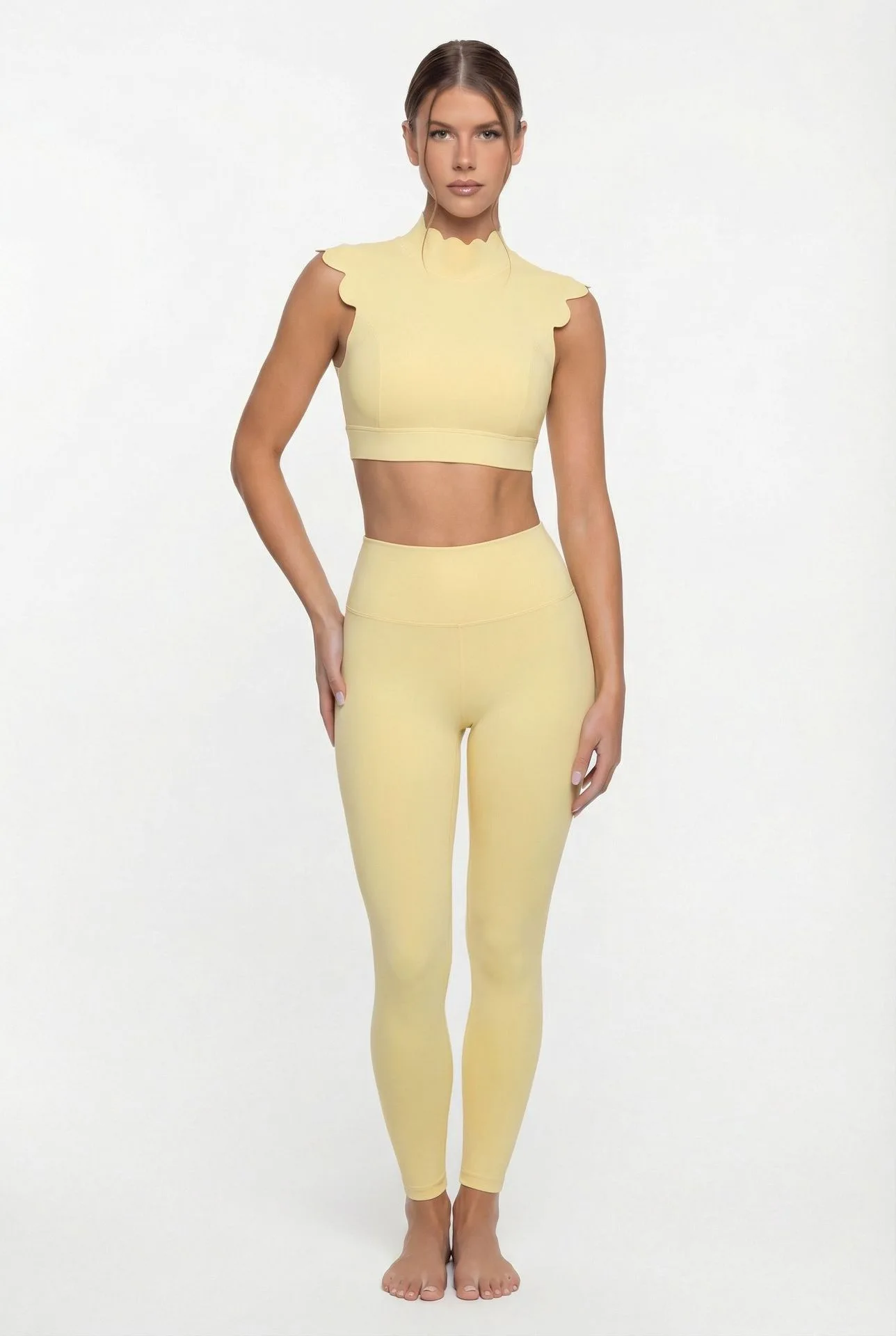 Woman Sports Sets Backless Hollow Out Tank Yoga Top Tight Women's Sports Bra Outerwear Workout Leggings Gym Clothes Woman