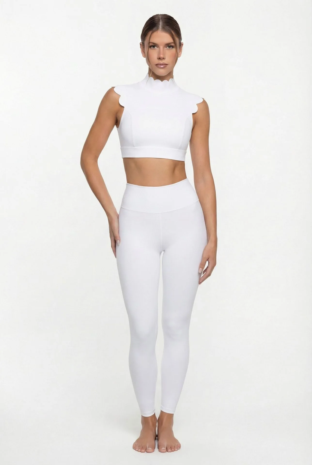 Woman Sports Sets Backless Hollow Out Tank Yoga Top Tight Women's Sports Bra Outerwear Workout Leggings Gym Clothes Woman