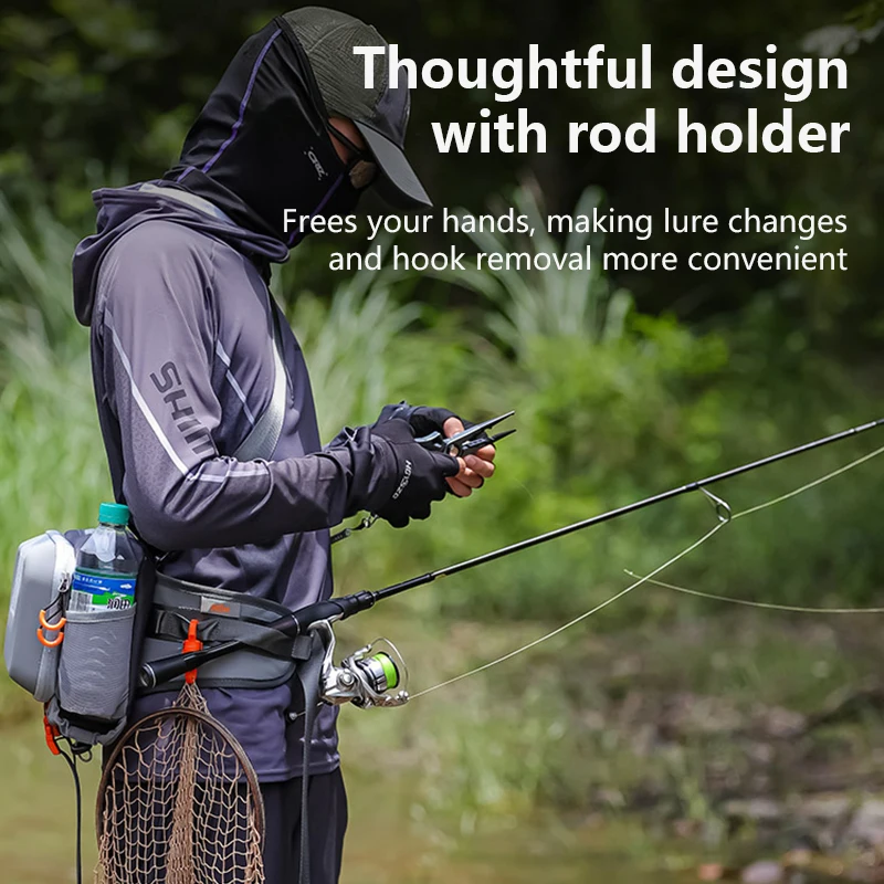 5L Fishing Bag, Multifunctional Waterproof Handbag, Fishing Tackle Bag, Fishing Backpack, Waist Bag, Water Proof