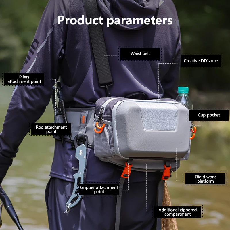 5L Fishing Bag, Multifunctional Waterproof Handbag, Fishing Tackle Bag, Fishing Backpack, Waist Bag, Water Proof