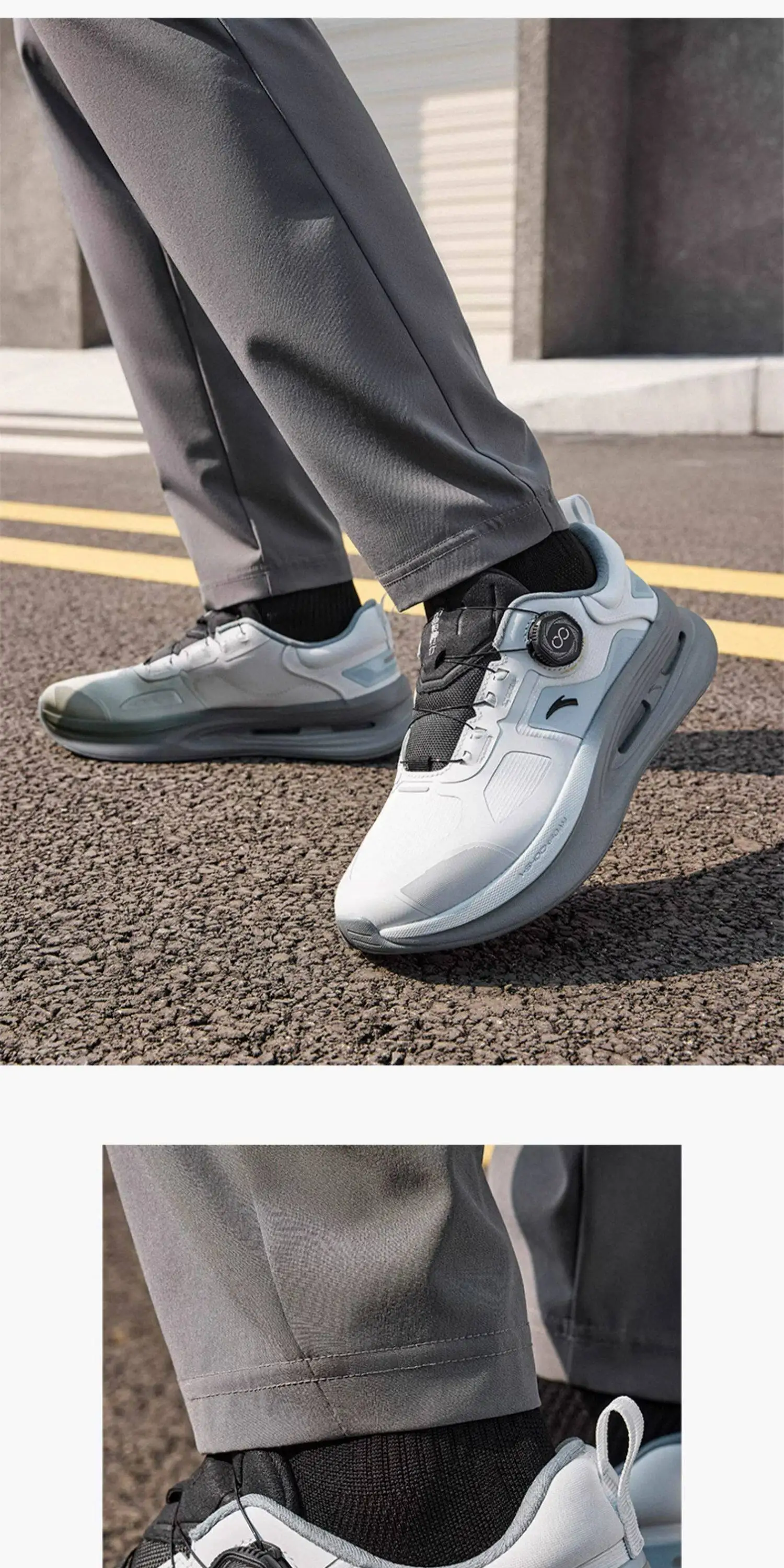 ANTA SHENXING 11PRO Men's Wear-Resistant Shock-Absorbing Training Shoes, New Summer Style, Running and Fitness Sneakers