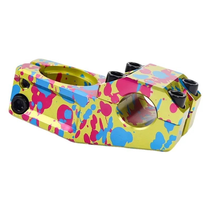 BMX Stem 22.2*28.6mm 50mm Lightweight Aluminimun Alloy CNC Bicycle Stem BMX Handbar Stem For Street Freestyle Bike Cycling Part