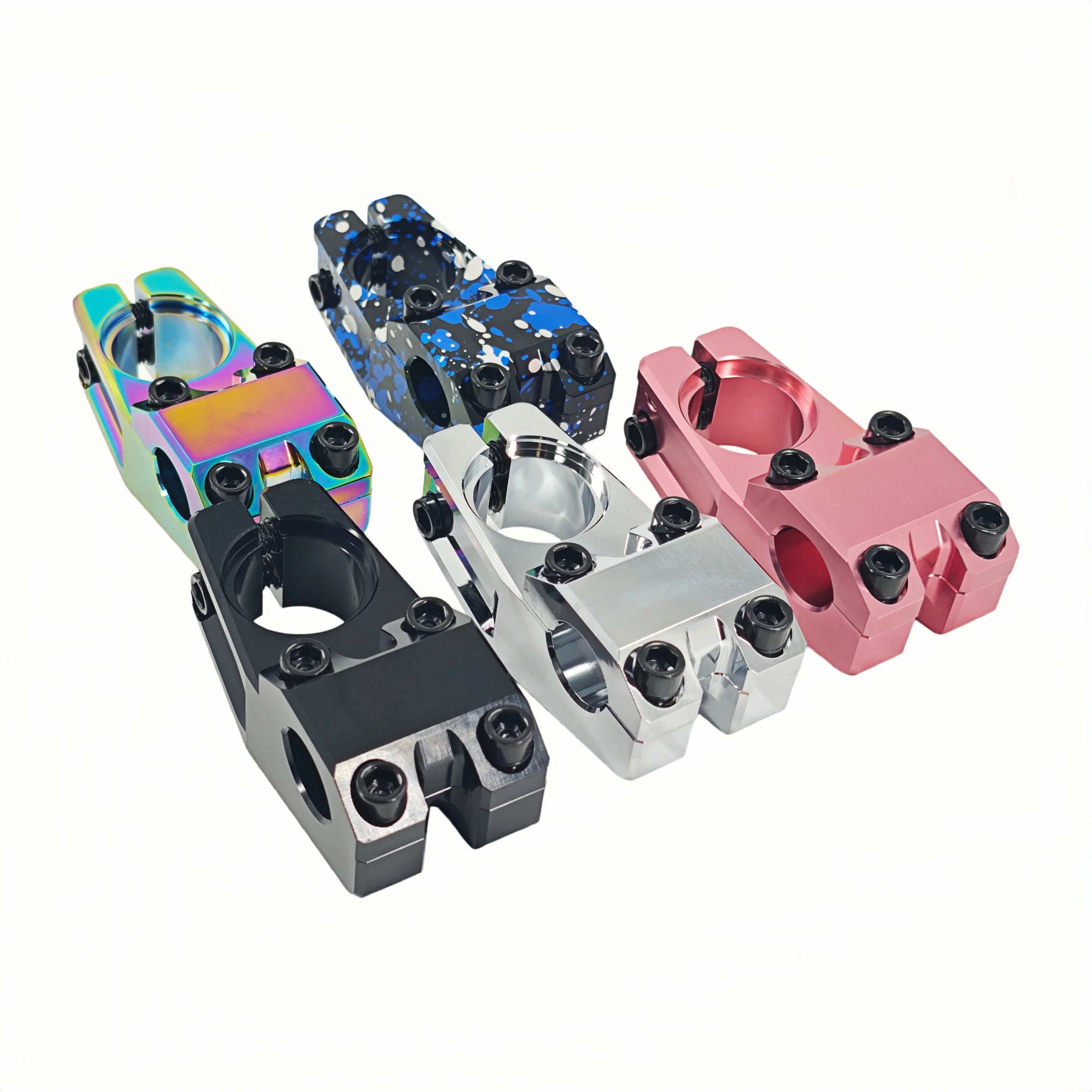 BMX Stem 22.2*28.6mm 50mm Lightweight Aluminimun Alloy CNC Bicycle Stem BMX Handbar Stem For Street Freestyle Bike Cycling Part
