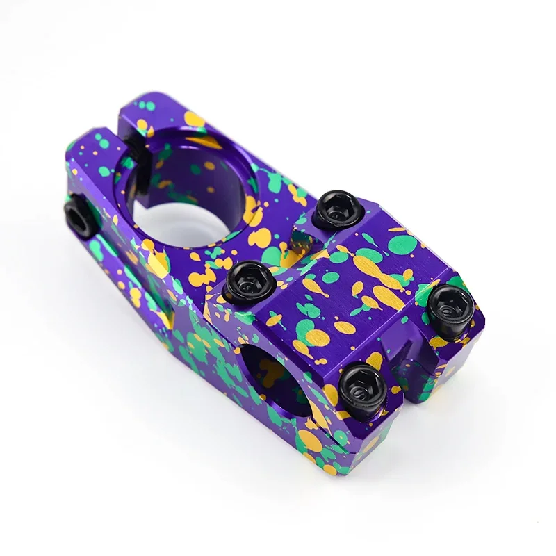 BMX Stem 22.2*28.6mm 50mm Lightweight Aluminimun Alloy CNC Bicycle Stem BMX Handbar Stem For Street Freestyle Bike Cycling Part
