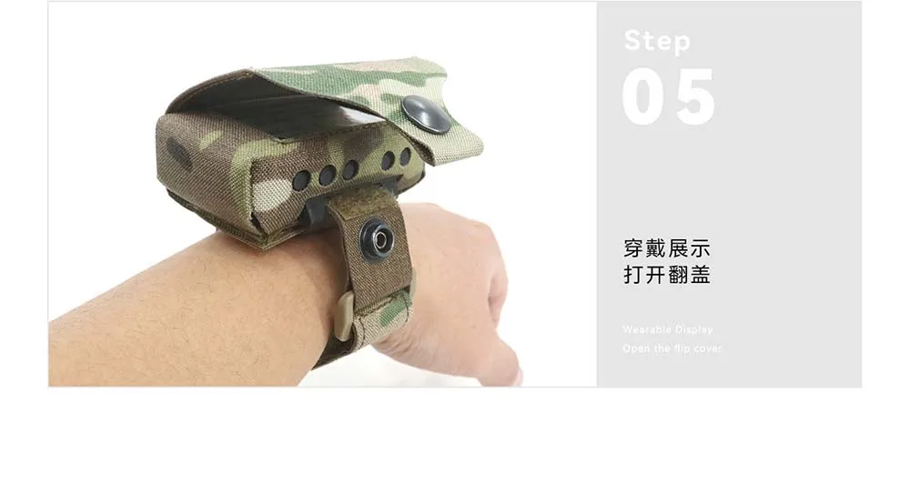 Tactical GPS Wrist Bag Portable Digital Protective Storage Pouch for Foretrex 801 GPS