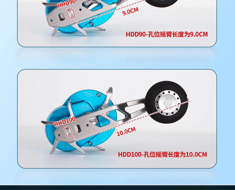 RANMI JIGGER A500 Fishing Reel Drum Wheel Slow Jigging Reel Max Drag 16kg Gear Ratio 5.1:1 8+1BB