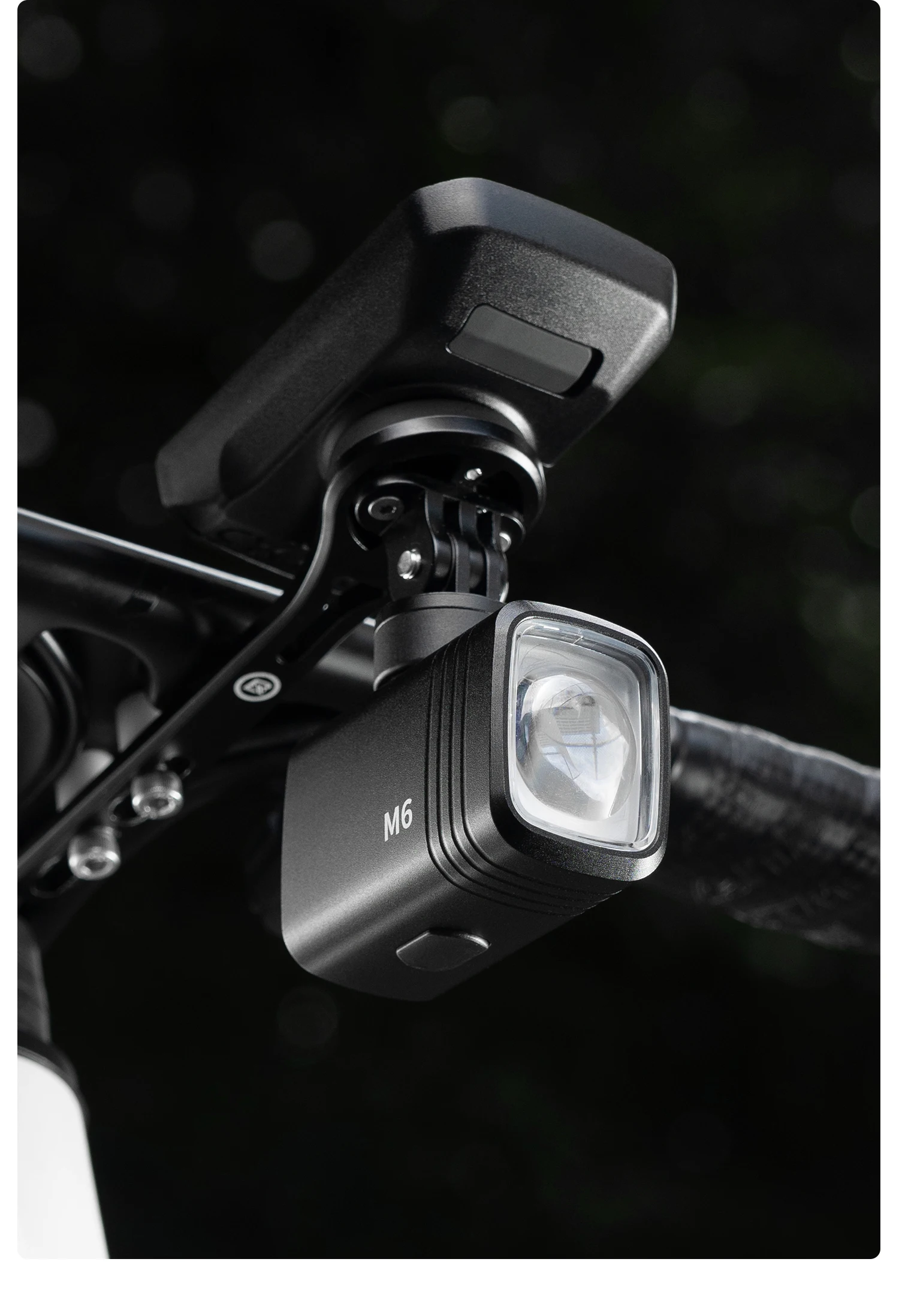 ROCKBROS 1000LM Bicycle Front Hanging Light Bike Headlight Cut-off Line Intelligent Power Display Screen High Brightness Light