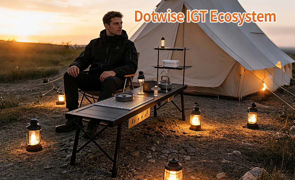 IGT Electric Water Dispenser Camping IGT Water-proof Electric Water Pump Aluminium Table Unit Plate IGT Table Accessory