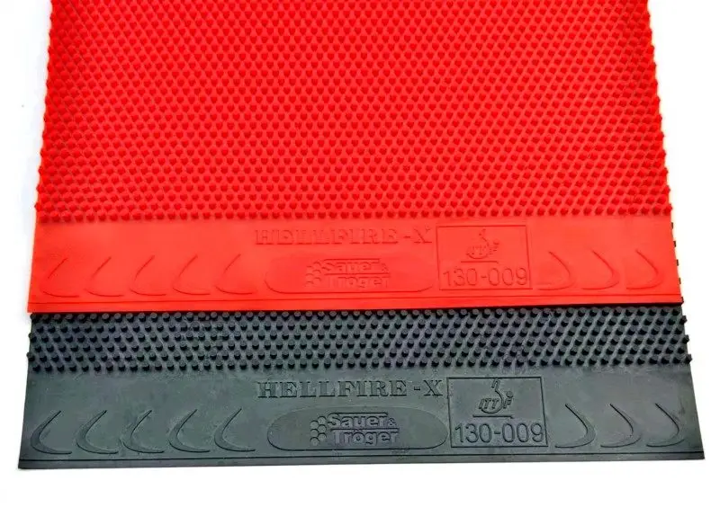 NEW HELLFIRE Table Tennis Rubber OX ITTF Approved Anti-Arc Pingpong Rubber Long Pips Mediun Particle Table Tennis Single Rubber