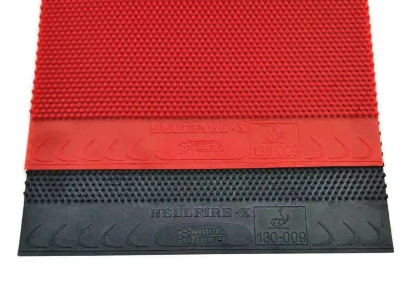 NEW HELLFIRE Table Tennis Rubber OX ITTF Approved Anti-Arc Pingpong Rubber Long Pips Mediun Particle Table Tennis Single Rubber