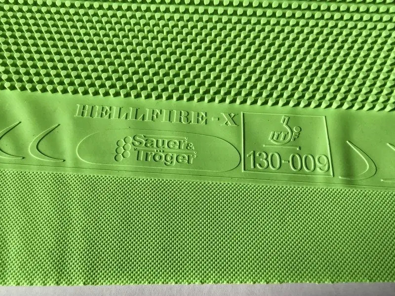 NEW HELLFIRE Table Tennis Rubber OX ITTF Approved Anti-Arc Pingpong Rubber Long Pips Mediun Particle Table Tennis Single Rubber