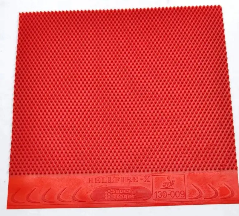 NEW HELLFIRE Table Tennis Rubber OX ITTF Approved Anti-Arc Pingpong Rubber Long Pips Mediun Particle Table Tennis Single Rubber