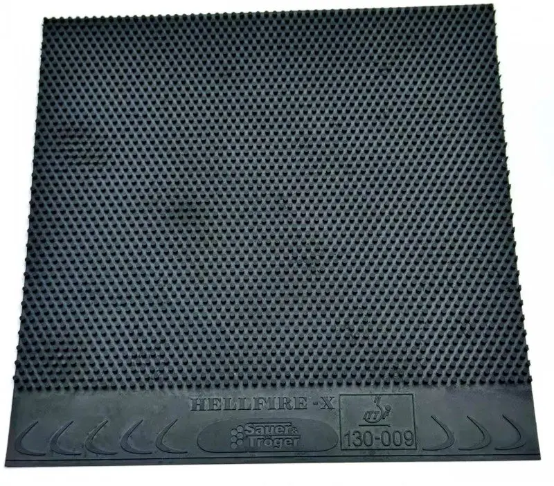NEW HELLFIRE Table Tennis Rubber OX ITTF Approved Anti-Arc Pingpong Rubber Long Pips Mediun Particle Table Tennis Single Rubber