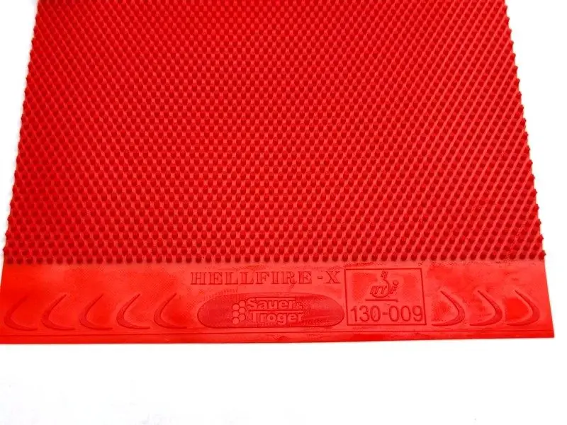 NEW HELLFIRE Table Tennis Rubber OX ITTF Approved Anti-Arc Pingpong Rubber Long Pips Mediun Particle Table Tennis Single Rubber