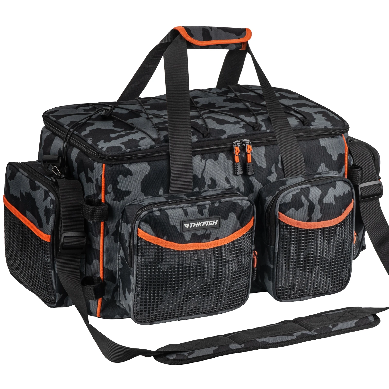 Fishing Tackle Storage Bag Large Capacity Waterproof Fishing Shoulder Bags For 3600/3700 Box 900d Oxford Fishing Sling Packs