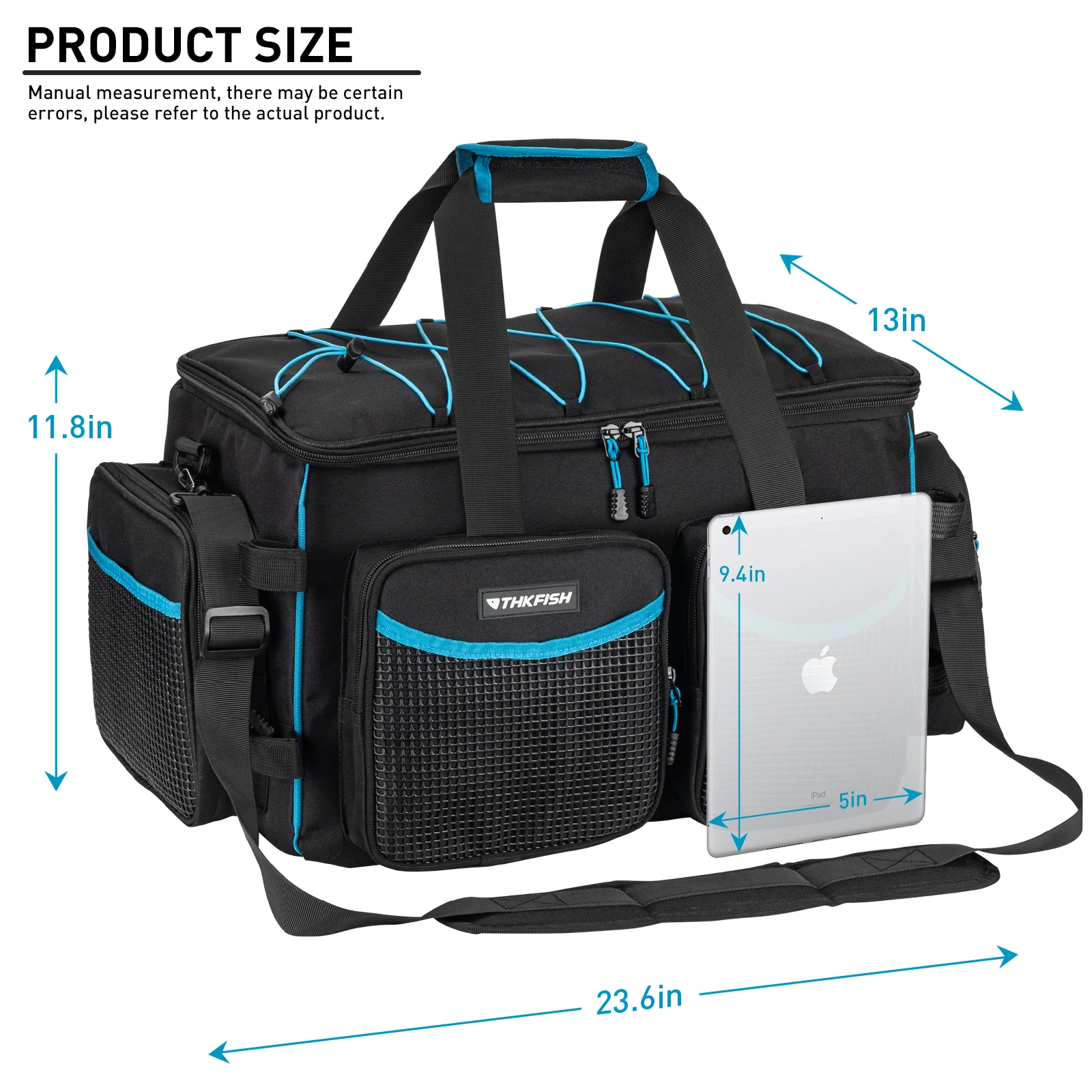 Fishing Tackle Storage Bag Large Capacity Waterproof Fishing Shoulder Bags For 3600/3700 Box 900d Oxford Fishing Sling Packs