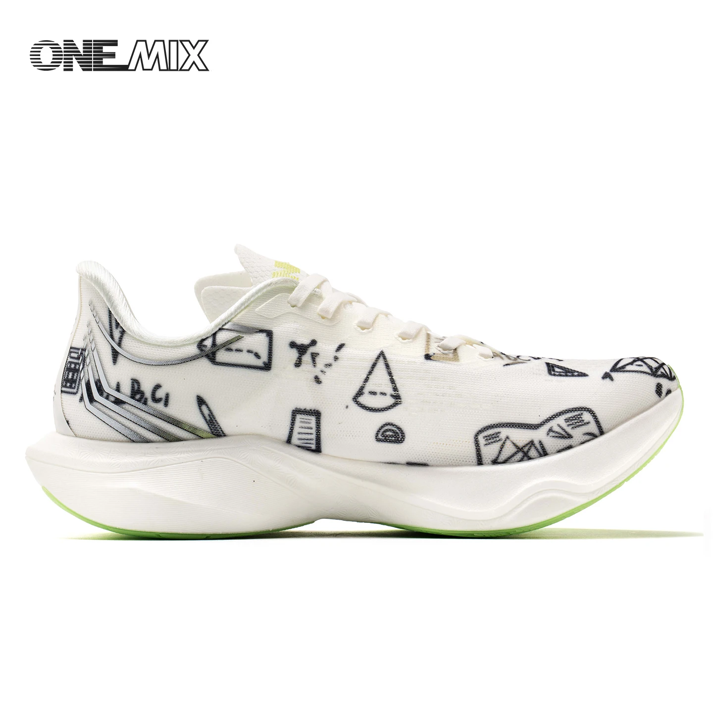 ONEMIX Marathon Nylon Carbon Board Running Racing Shoes, Professional Stable Support, Shock-relief, Ultra-light Rebound Man Snea