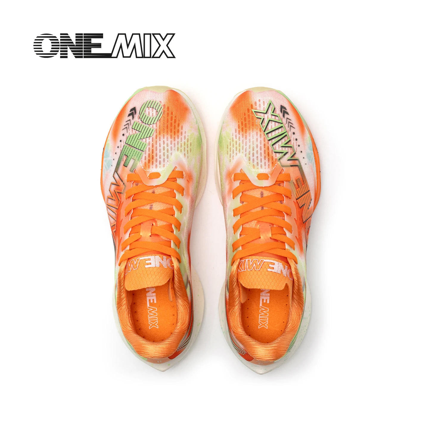 ONEMIX Marathon Nylon Carbon Board Running Racing Shoes, Professional Stable Support, Shock-relief, Ultra-light Rebound Man Snea