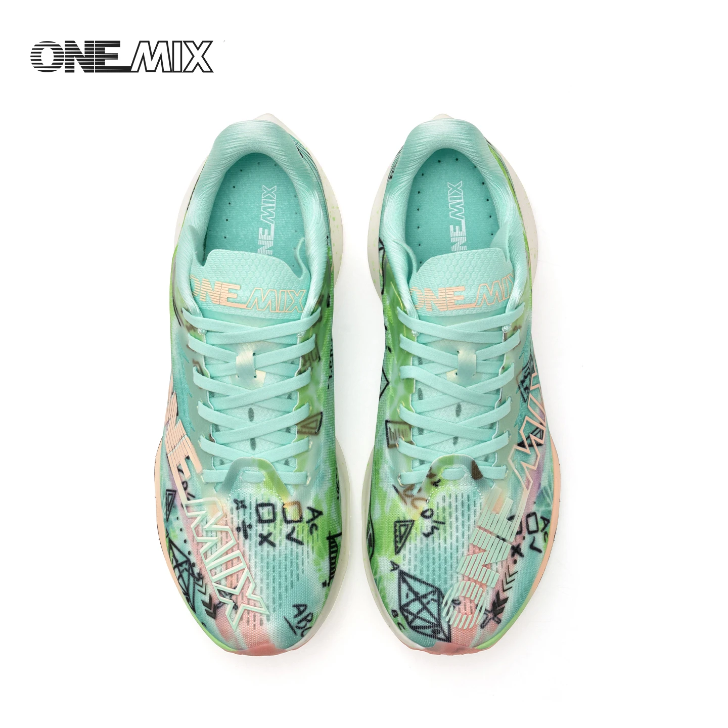 ONEMIX Marathon Nylon Carbon Board Running Racing Shoes, Professional Stable Support, Shock-relief, Ultra-light Rebound Man Snea