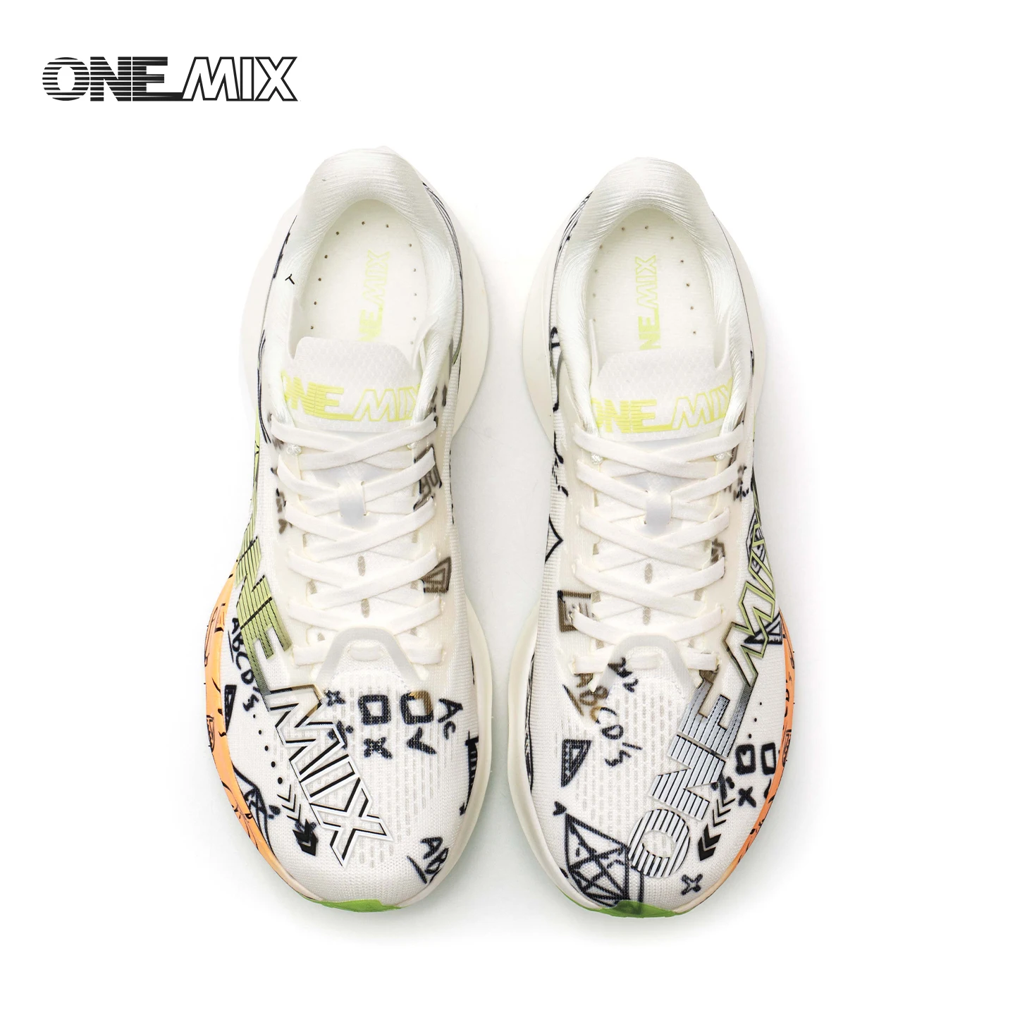 ONEMIX Marathon Nylon Carbon Board Running Racing Shoes, Professional Stable Support, Shock-relief, Ultra-light Rebound Man Snea