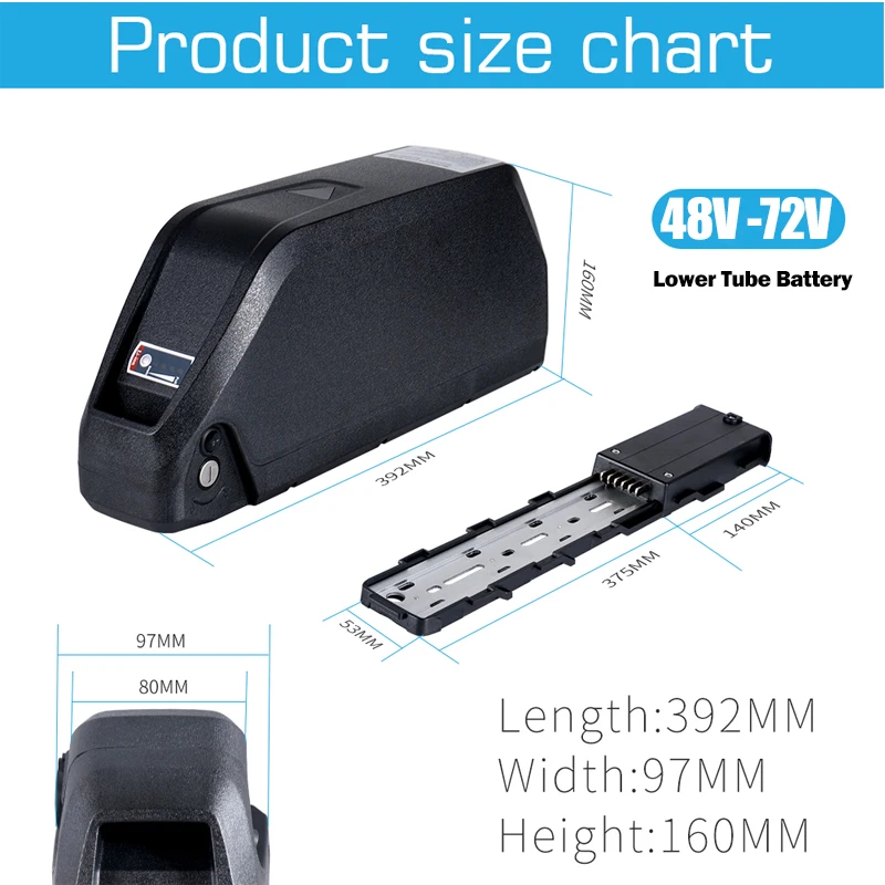 ebike cham-rider 72V 3000w High Power kit 48v 52v 1500w Electric bicycle 60V 25ah 30 40ah 50ah 60ah 1000w 2000W Lithium Batterie